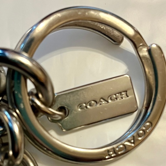 Coach Silver and Pink Bow Keychain - Picture 17 of 17